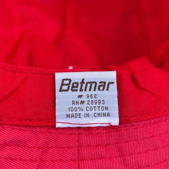 Betmar Bucket Sun Hat Vented Cloche Pink Bow Cotton Beach 962 Womens OSFM - Picture 10 of 12